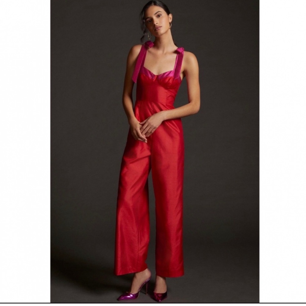 Red jumpsuit